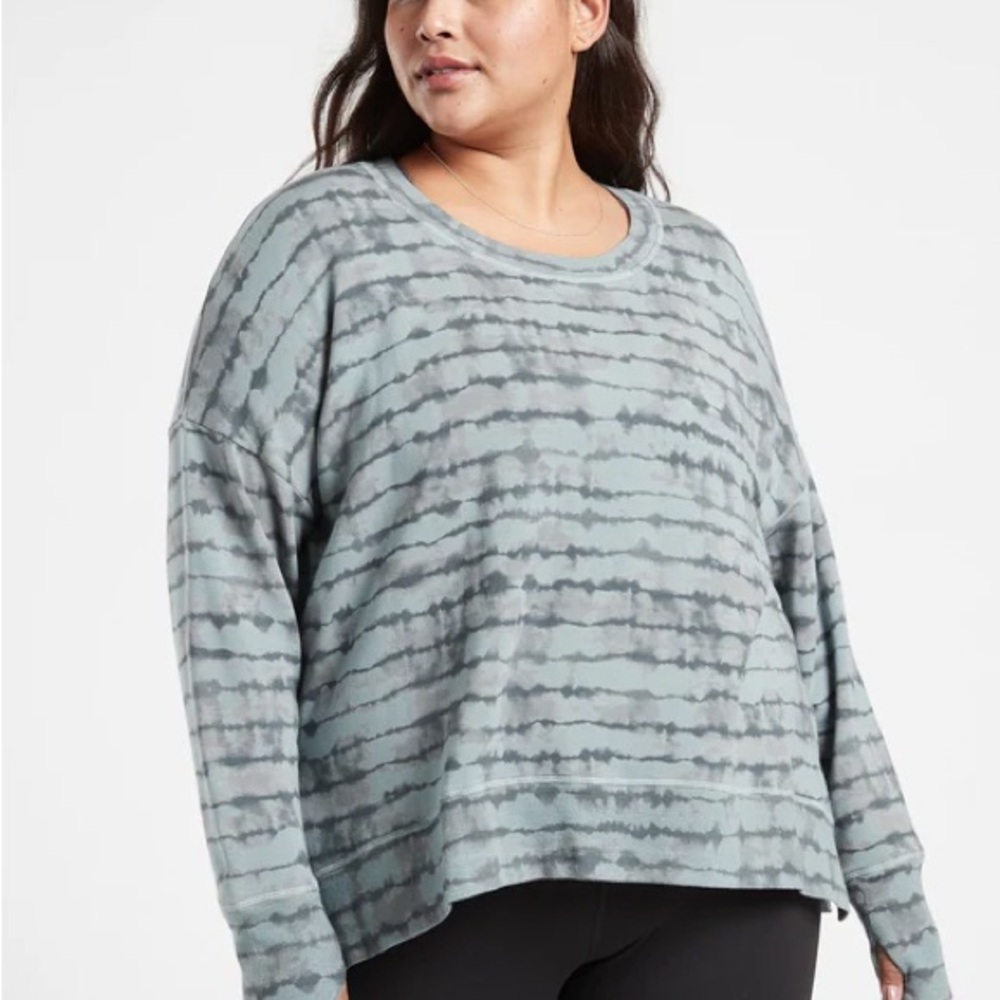 Athleta Coaster Luxe Sweatshirt 3X EUC